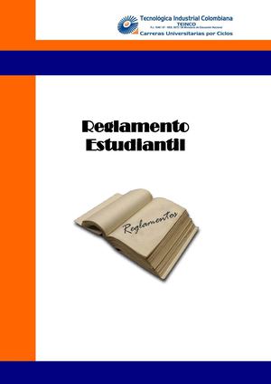Reglamento Estudiantil