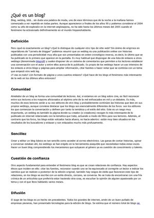 QUE ES UN BLOG