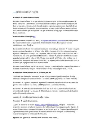 retencion en la fuente
