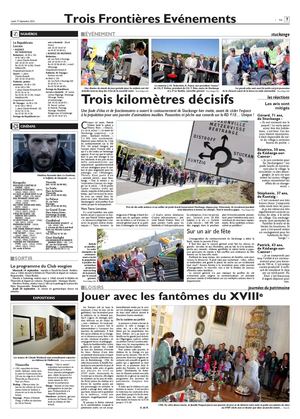 Inauguration du contournement de struckange, RD 918