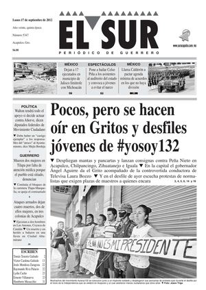 El Sur 17 de septiembre de 2012