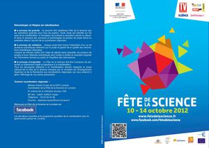 Programme Fête de la science 2012 Lorraine