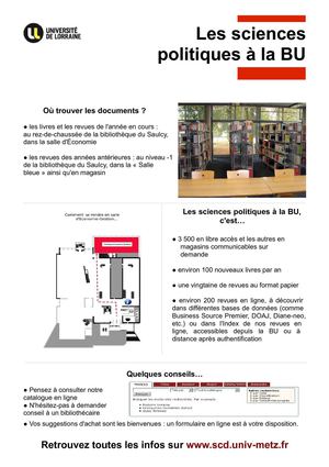 Sciences politiques