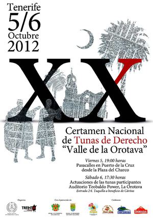 Libreto XX Certamen Nacional de Tunas de Derecho