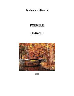 POEMELE TOAMNEI Ion Ionescu