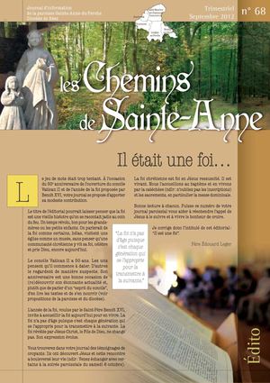 LES CHEMINS DE SAINTE ANNE N° 68