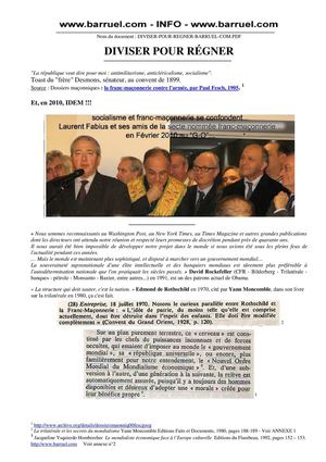 DIVISER POUR RÉGNER