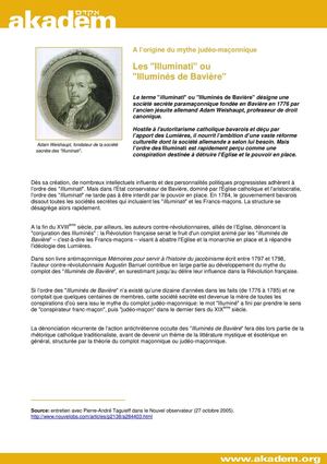 ILLUMINATI DE BAVIERE