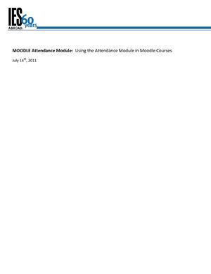 MOODLE Attendance Block