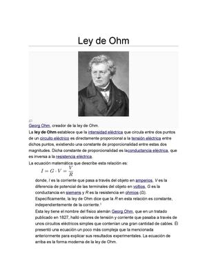 LEY DE OHM