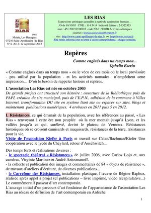 Journal des Rias, t4/2012