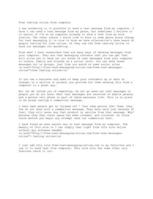 free online texting -today