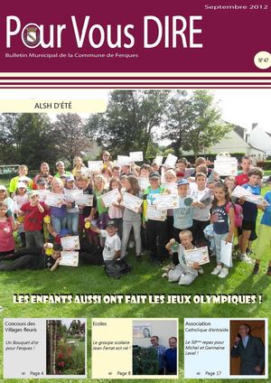 Pour Vous Dire - Septembre 2012