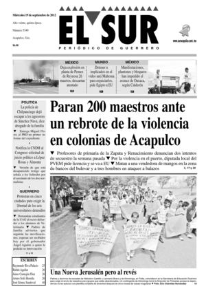 El Sur 19 de septiembre de 2012