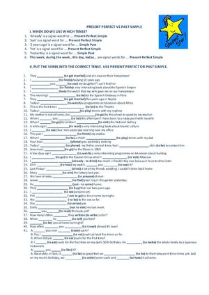 PRESENT PERFECT VS PAST SIMPLE 