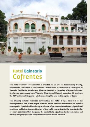 Balneario de Cofrentes Hotel & Spa