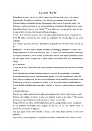 LA VACA SARDA