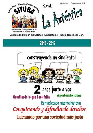 REVISTA LA AUTENTICA 2012
