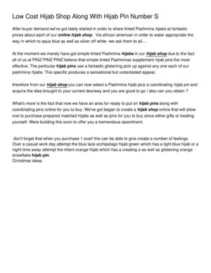 Low Cost Hijab Shop Along With Hijab Pin Number S