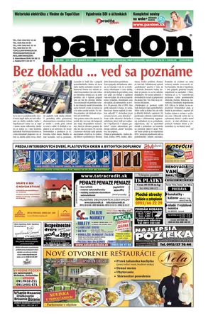 Pardon Topoľčany 38/2012