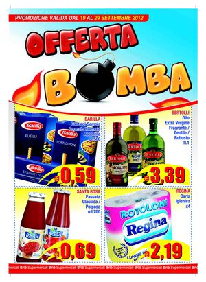 Volantino cedi Briò Molise - Prezzi Bomba - dal 19 al 29 Settembre