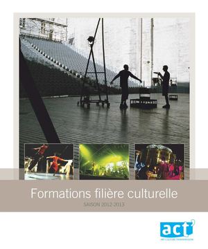 Catalogue de formations ACT' 2012/2013