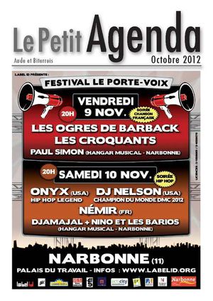Le Petit Agenda Aude et Biterrois Octobre 2012