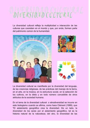 "DIVERSIDAD CULTURAL"