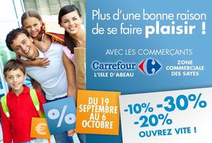 Téléchargez votre chéquier de réduction "Carrefour"