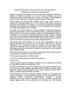 Condiciones de Mèxico