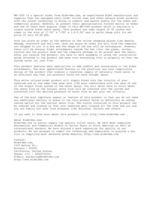 Bidet4me MB-1000 Easy Bidet Review