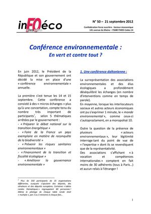 InFOéco n°50 – 21 septembre 2012