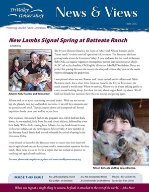 June 2012 Tri-Valley Conservancy Newsletter