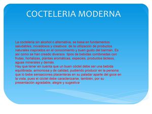 Cocteleria Moderna