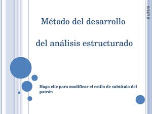 análisis estructurado