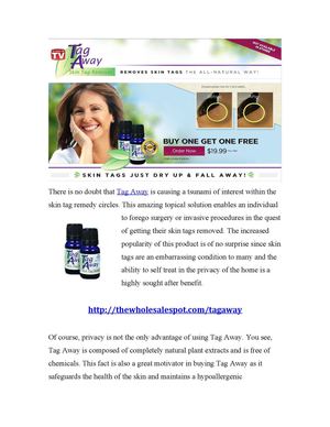 Tag Away Proving to be the Best Home Remedy for Skin Tag Removal