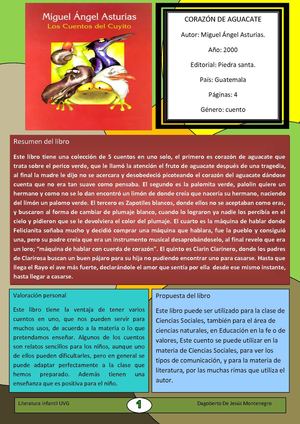 libro 1 de miguel angel asturias