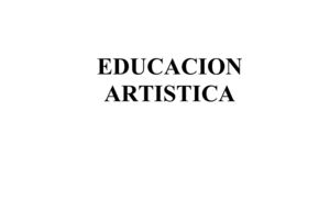 Educación Artística