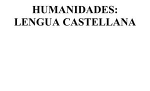 Lengua Castellana