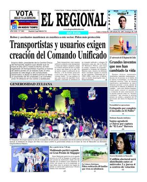 El Regional del Zulia 23-09-2012