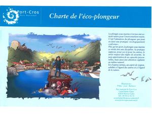 Charte éco-plongeurdu parc national de Port-Cros. 2007