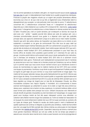 vente de maillot de foot