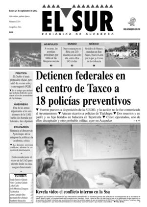 El Sur 24 de septiembre de 2012