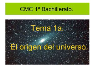 CMC Origen del Universo