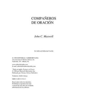Compañeros de oracion