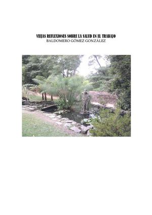 VIEJAS REFLEXIONES SOBRE LA SALUD EN EL TRABAJO   por Baldomero Gómez González