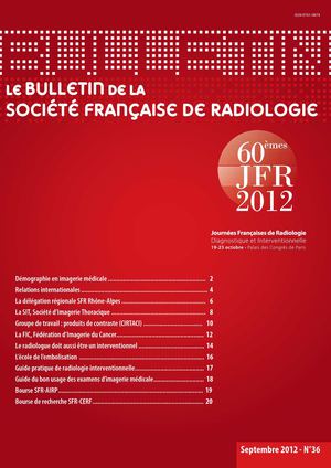 Bulletin de la SFR numéro 36 - Septembre 2012