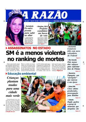 Jornal A Razão Santa Maria - 25092012