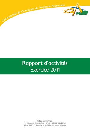 2C2A - Rapport d'activités 2011