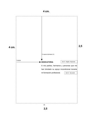 MODELO DE DEDICATORIA